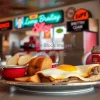 A classic American diner breakfast