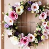 A floral wreath made from wild forest florals