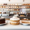 A French patisserie filled with elegant desserts