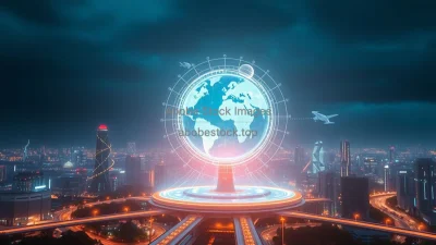 A futuristic AI climate control hub adjusting city weather responsibly utopian concept