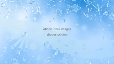 Abstract frost texture inspired by frozen glass art