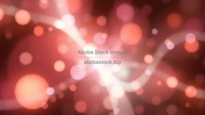 Abstract glowing particles for motion graphics