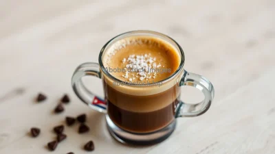 Café Cubano in small glass with thick crema