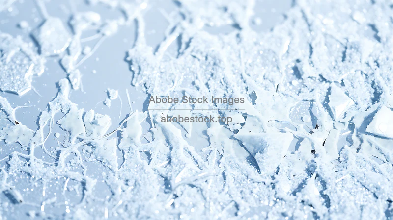 Cold silver abstract texture with shimmering frost