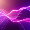 Colorful visualization of Maxwell equations forming electromagnetic waves in 3d space glowing lines