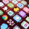 Cute pastel icons for mobile apps