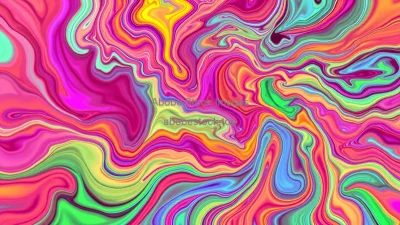 Dynamic fluid simulation of turbulence in vivid colors computational physics visualization