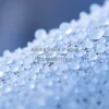 Frozen droplets forming crystal-like surface macro
