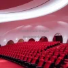 Futuristic auditorium with sculptural curves