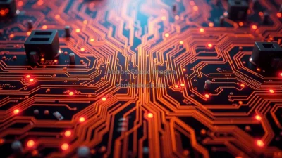 Futuristic circuit board background