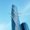 High rise building with twisted architecture