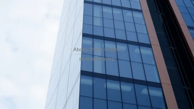 High rise with mirrored exterior panels