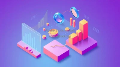 Isometric data analytics illustrations