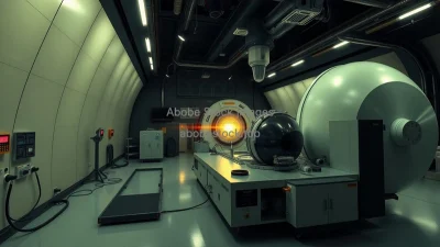 Laboratory with laser interferometer used for gravitational wave detection ultra realistic interior