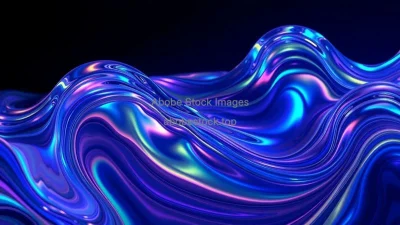 Liquid holographic waves