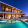 Luxury villa with ultra modern cantilever