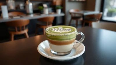 Matcha espresso fusion latte
