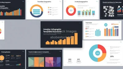 Minimal infographic templates