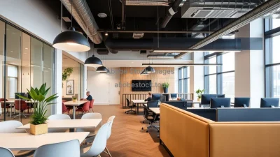 Modern coworking hub with modular clarity