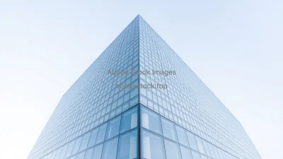 Modern landmark building with iconic geometry