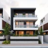 Modern residential complex with modular design