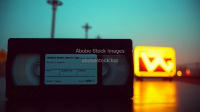 Retro VHS style overlay