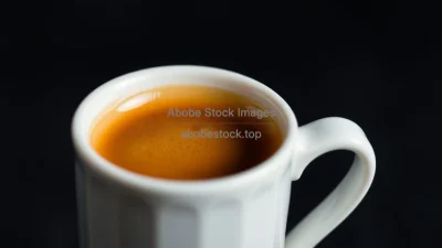 Ristretto shot in tiny cup