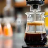 Siphon coffee brewing process