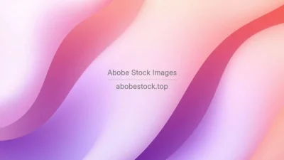 Soft wave patterns with subtle gradients