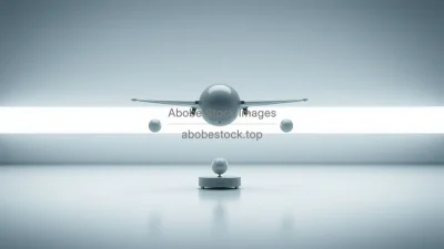 Time of flight experiment with sensors and moving spheres minimal modern setup neutral colors