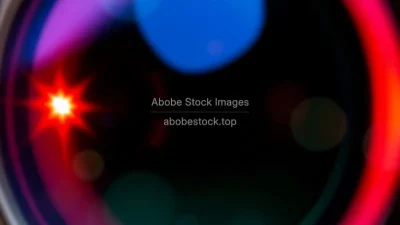 Transparent lens flare overlays